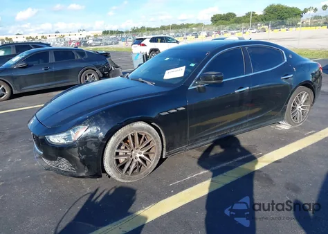 2016 Maserati Ghibli из США, поврежденный, VIN ZAM57XSA2G1178587